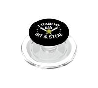 J'enseigne à ma mère Hit & Steal Softball à Mes Enfants PopSockets PopGrip pour MagSafe