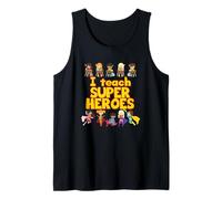 J'enseigne à Super Heroes Comic Book Hero Débardeur