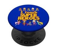 J'enseigne à Super Heroes Comic Book Hero PopSockets PopGrip Adhésif