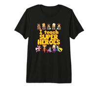 J'enseigne à Super Heroes Comic Book Hero T-Shirt Haut de Gamme