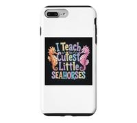 J'enseigne aux Petits hippocampes Les Plus Mignons, Une école de professeurs Amusante Coque pour iPhone 7 Plus/8 Plus