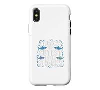 J'enseigne aux Petits Requins Les Plus Mignons, Une école de professeurs Amusante Coque pour iPhone X/XS