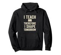 J'enseigne, donc je façonne demain - Vintage Teacher Sweat à Capuche