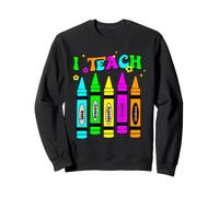 J'enseigne l'amour Bravoure Égalité Force Gentillesse Enseignant Sweatshirt