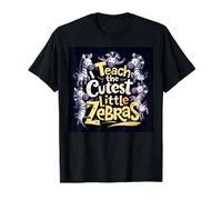 J'enseigne Le Plaisir de la rentrée Scolaire au Professeur de Petits zèbres Le Plus Mignon T-Shirt