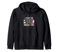 J'enseigne l'école de professeurs Amusante aux Petits Hamsters Les Plus Mignons Sweat à Capuche