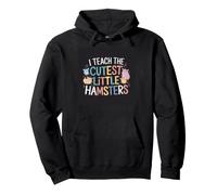 J'enseigne l'école de professeurs Amusante aux Petits Hamsters Les Plus Mignons Sweat à Capuche