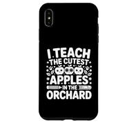 J'enseigne Les Pommes Les Plus Mignonnes dans Le verger Mignon Professeur d'automne Coque pour iPhone XS Max