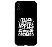 J'enseigne Les Pommes Les Plus Mignonnes dans Le verger Mignon Professeur d'automne Coque pour iPhone XS Max