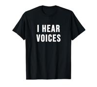J'entends des Voix T-Shirt Graphique avec Valeur
