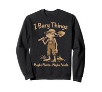 J'enterre des Choses, Peut-être des Plantes, Peut-être des Gens, Gardener Frog Sweatshirt