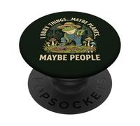 J'enterre des Choses... Peut-être des Plantes... Peut-être des Gens... Une Grenouille drôle PopSockets PopGrip Adhésif