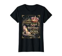 J'Entre dans Mon 50ème Anniversaire comme Une Reine 50 Ans T-Shirt