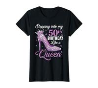J'Entre dans Mon 50ème Anniversaire comme Une Reine 50 Ans T-Shirt