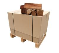 J'ENVOIE DU BOIS - Bois de Chauffage 30cm - Palette de 0,25m3 - Bûches Extra sèches (étuvées) - Poêle, Insert cheminée, brasero, Barbecue, Four à Pizza - Mélange Bois durs (hêtre, chêne, frêne)