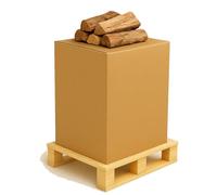 J'ENVOIE DU BOIS - Bois de Chauffage 30cm - Palette de 0,5m3 - Bûches Extra sèches (étuvées) - Poêle, Insert cheminée, brasero, Barbecue, Four à Pizza - Mélange Bois durs (hêtre, chêne, frêne)