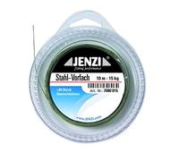 Jenzi Bas de ligne en acier 10 m avec 20 viroles