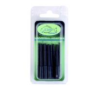 Jenzi Stonfo Lot de 2 embouts pour canne à pêche 1,25 mm Noir