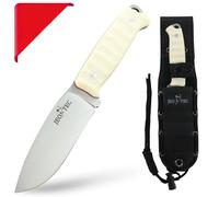 JEO-TEC Nº3: Couteau de Survie Bushcraft Randonnée Camping Chasse, Lame INOX MOVA-58, Étui de Transport, Fabriqué en Espagne