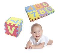 JEOBEST 36PCS Puzzle Mat Apprendre les Chiffres ABC Lettres Apprendre l'Alphabet Jouets de sol pour enfants TAPIS D'EVEIL