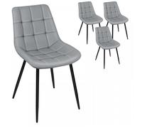 JEOBEST Chaise de salle à manger assise 50*39cm grande assise grand dossier hauteur du dossier 41cm lot de 4