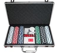 JEOBEST Grimaud - Mallette de Poker 300 jetons Multicolore G