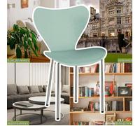 JEOBEST Lot de 4 Chaises de Salle à Manger de Différentes Couleurs, Capacité de Charge 120 kg, Style Scandinave