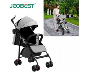 JEOBEST Poussette Canne Compacte pour Bébé Voiturette pour Bébé de 6 mois à 4 ans Poussette Pliable Portable