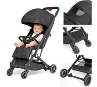 JEOBEST Poussette Canne Legere Ultra Compacte Poussette Bébé de Voyage 0 à 3 Ans(15 kg max.) Inclinaison du Siège Réglable
