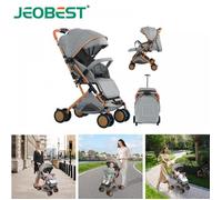 JEOBEST Poussette pour Bébé avec Dossier Réglable et Capacité de Charge de 35 kg Adaptée aux Bébés de 0 à 4 ans Voiturette