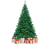 JEOBEST Sapin de Noël Artificiel 150cm avec Support en Métal - Décoration de Noël - Arbre pour Décoration avec Riches Branches