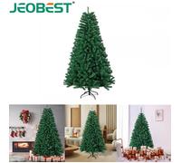JEOBEST Sapin de Noël Artificiel 180CM Aiguilles en PVC avec 800 Branches Pied Métallique Idéal pour Maison Magasins Hôtels