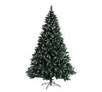 JEOBEST Sapin de Noël Artificiel 240cm - Arbre de Noël avec Support en Métal - Sapin avec Tronc Vert