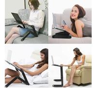 JEOBEST - SUPPORT POUR ORDINATEUR PORTABLE - AVEC PORTE-SOURIS - POUR ORDINATEUR PORTABLE TABLETTE OU LIT
