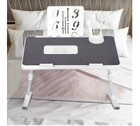 JEOBEST Table de Lit Support Ordinateur Portable Lit avec Refroidisseur PC Portable Support pour Tablette Réglable en Hauteur