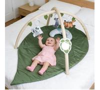 JEOBEST Tapis D'éveil Bébé Montessori 0-18 Mois avec Arches, Tapis de Jeu pour Enfant, Cadeau Naissance Bébé 142 × 90 × 50cm