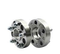 Jeocoai Entretoises de Roue universelles D'entretoise Roue PCD 5x105 CB 56.6mm 2 pièces 15/20/25/35mm Combinaison pour Chevrolet pour Voiture Universelle pour Buick(2PCS 15mm Silver)