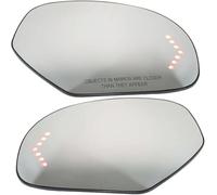Jeocoai Rétroviseur Pour Chevrolet pour GMC pour Cadillac 2007-2014 lentille de rétroviseur latéral avec clignotant(Left Right)