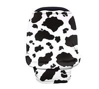 JEOCODY Housse de siège auto pour bébé avec imprimé vache - Personnalisable - Protection de l'intimité - Châle d'allaitement multi-usage