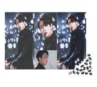 Jeon Jung-Kook Puzzles 1000 Pièces Cadeau Unique BTS Jeu Éducatif Défi Jouet À De Qualité Supérieure Peinture Art pour Adultes Et Enfants À Partir De 12 Ans 1000pcs (75x50cm)