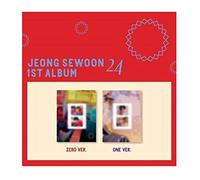Jeong Sewoon Album photo 24 parties/2 1er album version aléatoire CD + 128p photo + 1 carte photo + 1 carte photo + 1 carte photo + 1 carte photo message + suivi Kpop scellé
