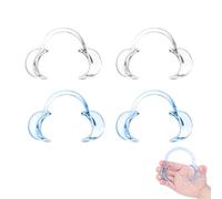 JeoPoom 4 Pièces C-Forme Ouvre La Lèvre, Ouvre-Bouche Dentaire pour Adultes, pour Inspection Orale, Mâche-Mots Jeux de Famille