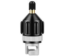 JeoPoom Adaptateur de Pompe Sup, Adaptateur de Kayak, Adaptateur de Valve, Convertisseur de vanne d'air Multifonctionnel Gonflable, pour Planche Surf, Planche à Pagaie, Kayak(Noir)