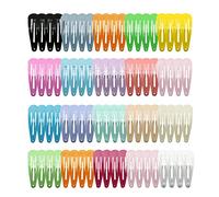 JeoPoom Pince à Cheveux[80 Pièces], Fille Cheveux Barrettes à Cheveux en Métal Accessoires, Barrettes en Couleur Snap Barettes BB Mini Épingles à Cheveux pour Enfants Bébés Fillette(18 Couleurs)