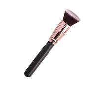 JeoPoom Pinceau de Maquillage, Pinceau Fond de Teint, Pinceau Contouring, pour Maquillage du Visage Parfait, Fibre Synthétique, Peut être Utilisé Sur Les Joues, Le Menton(Pinceau Plat)