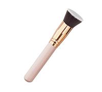 JeoPoom Pinceau Fond de Teint, Pinceau de Maquillage, Pinceau Contouring, Peut être Utilisé Sur Les Joues, Le Nez, Le Menton, pour Maquillage du Visage Parfait, Poils Denses, Fibre Synthétique(Rose)