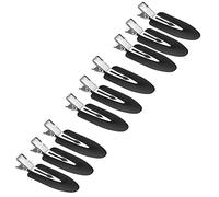 JeoPoom Pinces à Cheveux Sans Courbure[9 Pièces], Pinces à épingles Sans Plis, Epingle à Cheveux Outil de Coiffure, pour Coiffure Bangs Waves Outil D'application de Maquillage (Noir)