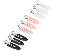 JeoPoom Pinces à Cheveux Sans Courbure[9 Pièces], Pinces à épingles Sans Plis, Epingle à Cheveux Outil de Coiffure, pour Coiffure Bangs Waves Outil D'application de Maquillage (3 Couleurs)