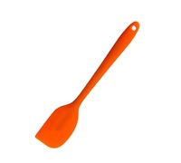 JeoPoom Spatules Silicone, Demi Spatule, Spatule à Pâtisserie, Résistant à la Chaleur de Anti-adhé, Ne Raye Pas Les Casseroles, pour Pâtisserie et Cuisine(Orange)