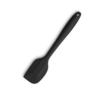 JeoPoom Spatules Silicone, Demi Spatule, Spatule à Pâtisserie, Résistant à la Chaleur de Anti-adhé, Ne Raye Pas Les Casseroles, pour Pâtisserie et Cuisine(Noir)
